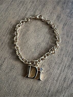 Diamonds International “Di” Gold-Tone Charm Bracelet – New